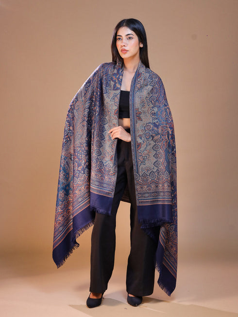 Women's Jamawar Wool Shawl